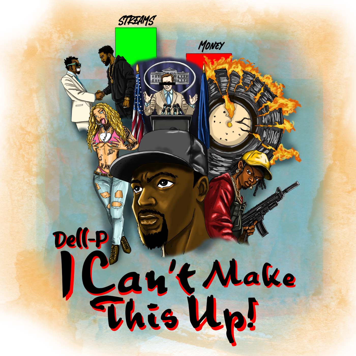 Dell-P – I Can't Make This Up cover art